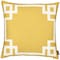 Homeroots Yellow & White Geometric Decorative Throw Pillow Cover 18 x 18 in. 355339 - alternate 5